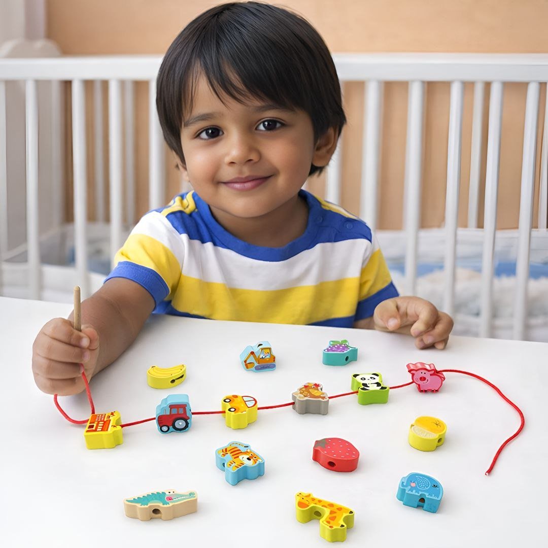 Wooden Lacing Toy