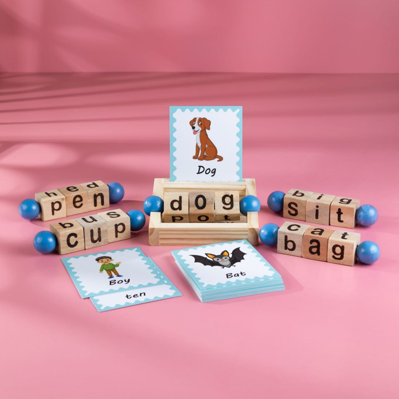 Wooden Spelling Blocks