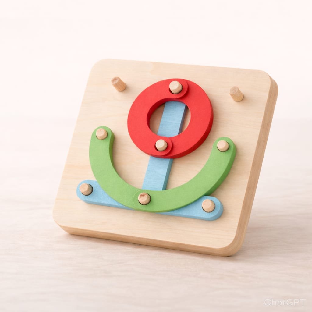 Multifunction Montessori Piller Collage Toy