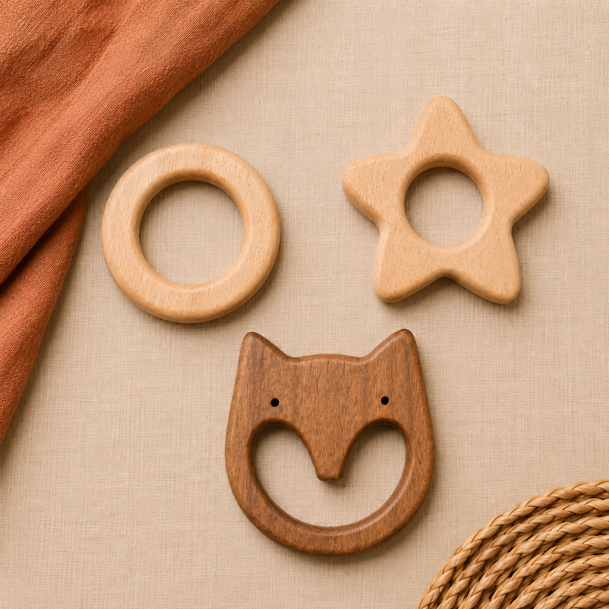 Teether 3-Piece Combo – Tiny Explorer Trio